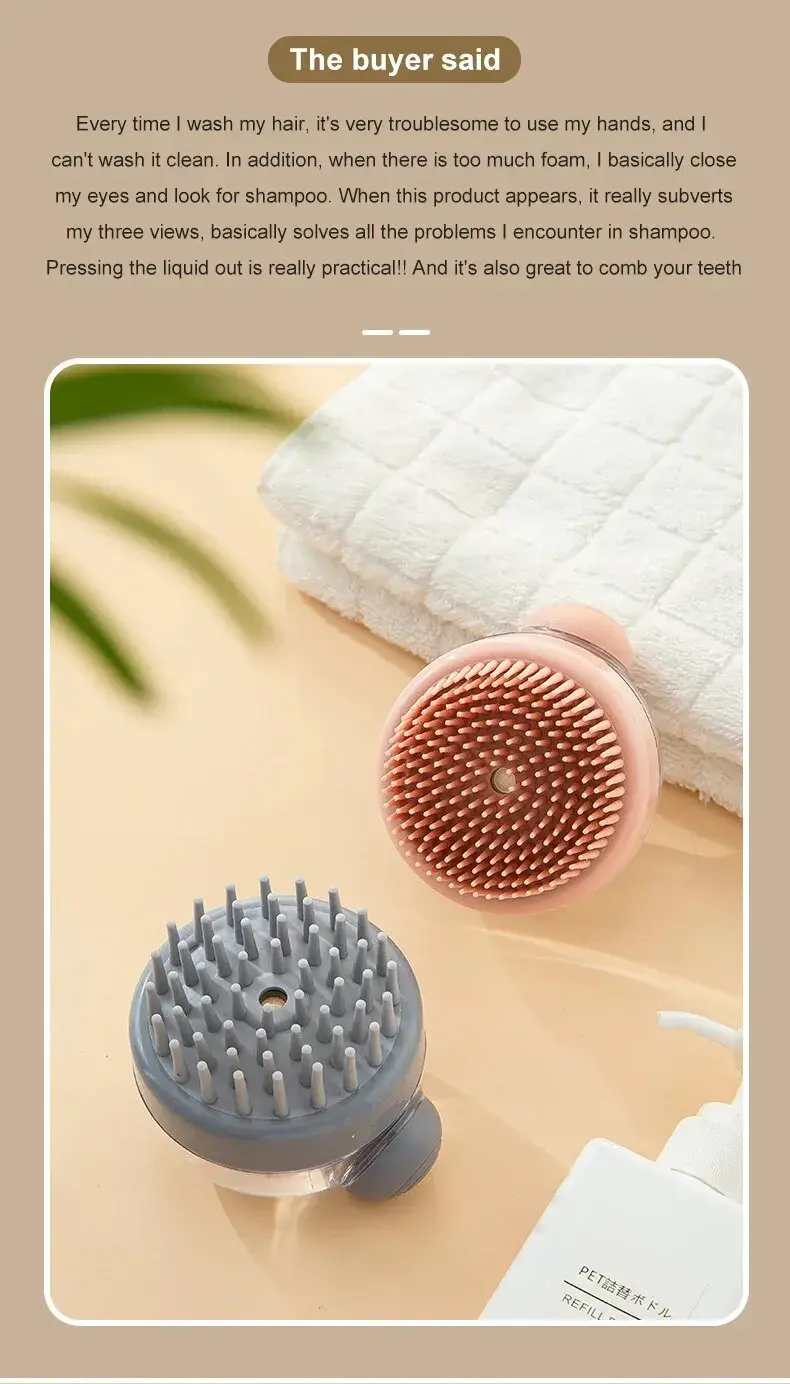 Pet Dog Beauty Massage Cleaning Brush