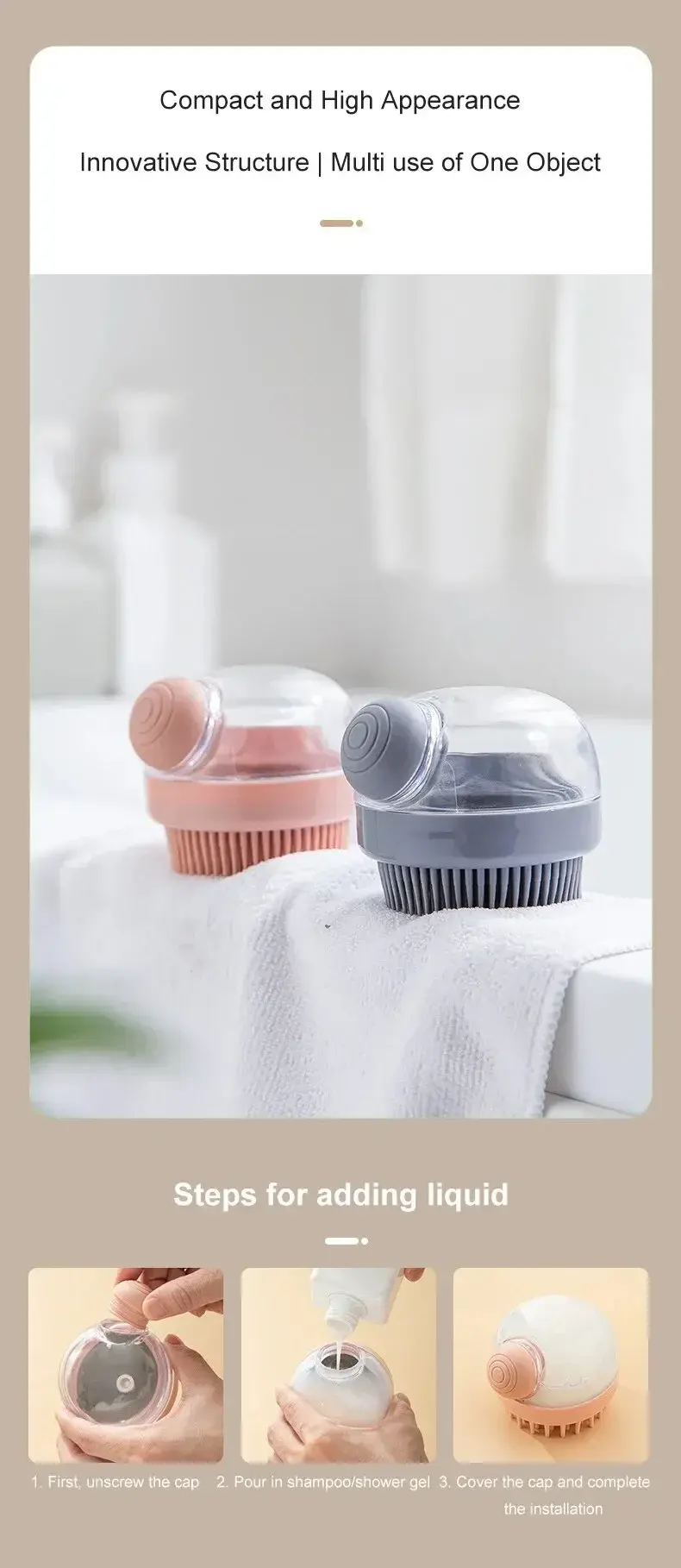 Pet Dog Beauty Massage Cleaning Brush