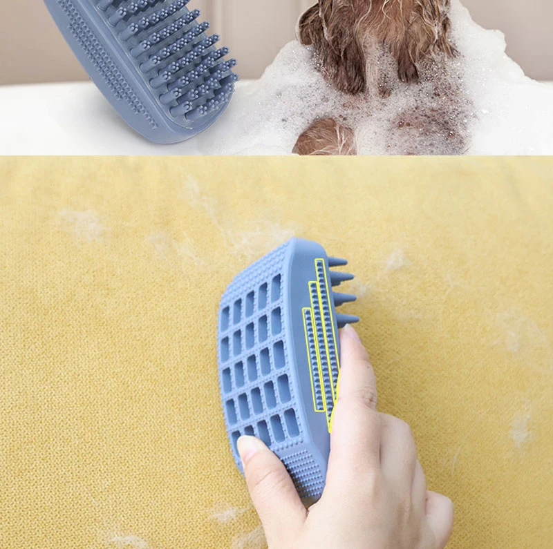 Pet Silicone Massage Bath Brush