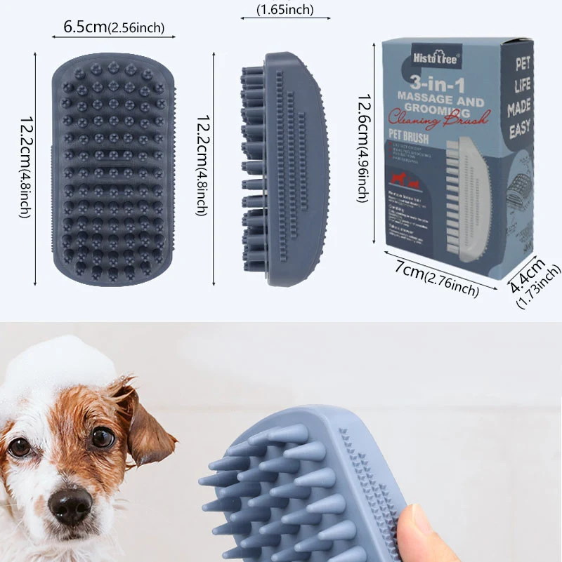 Pet Silicone Massage Bath Brush