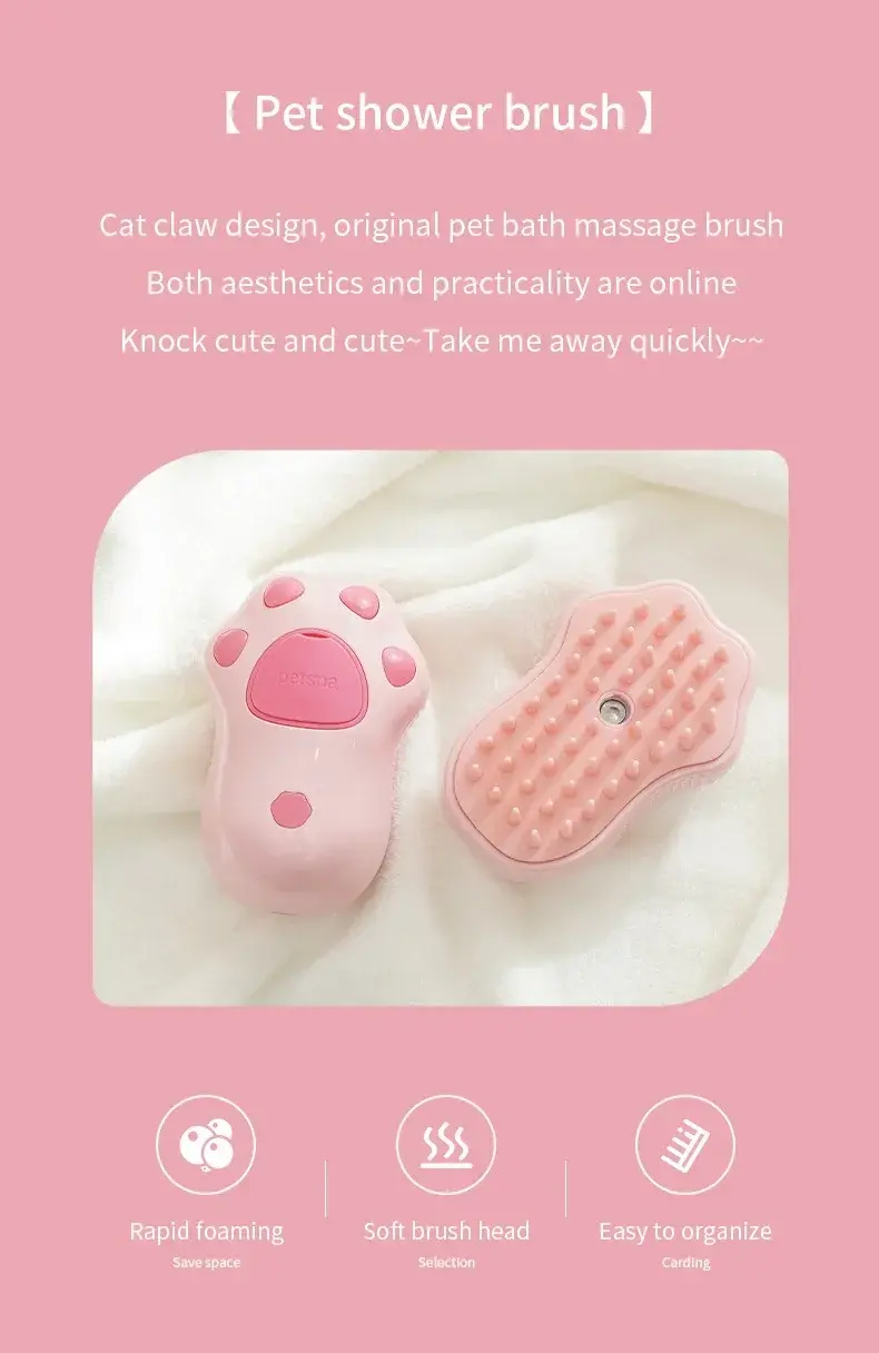 Three In One Electric Steam Pet Brush