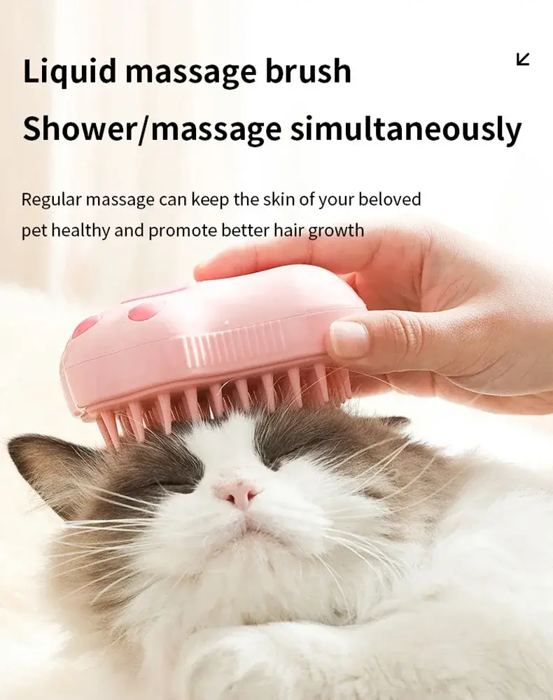 Three In One Electric Steam Pet Brush