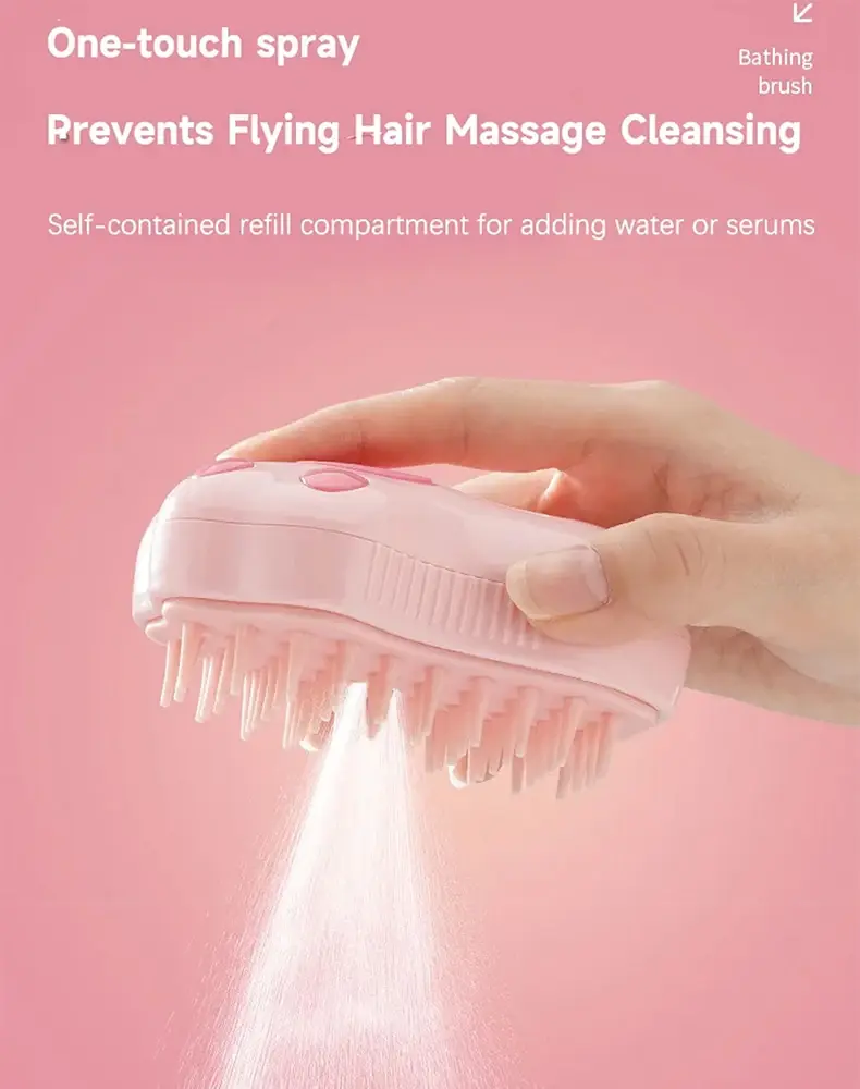 Three In One Electric Steam Pet Brush