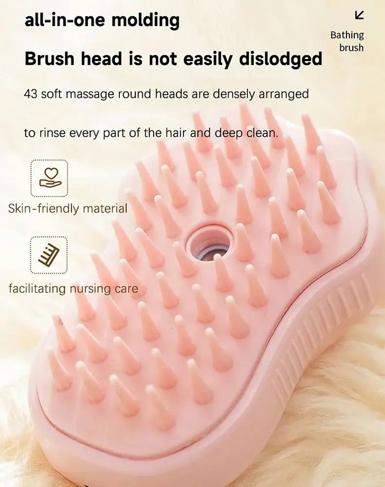 Three In One Electric Steam Pet Brush