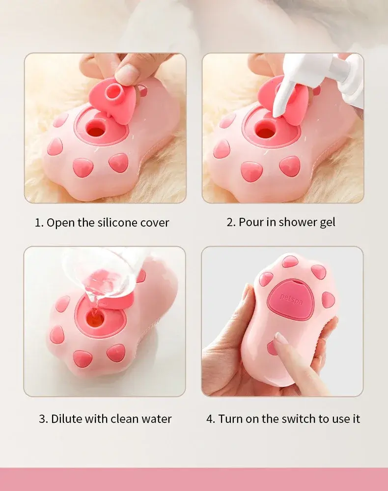 Three In One Electric Steam Pet Brush