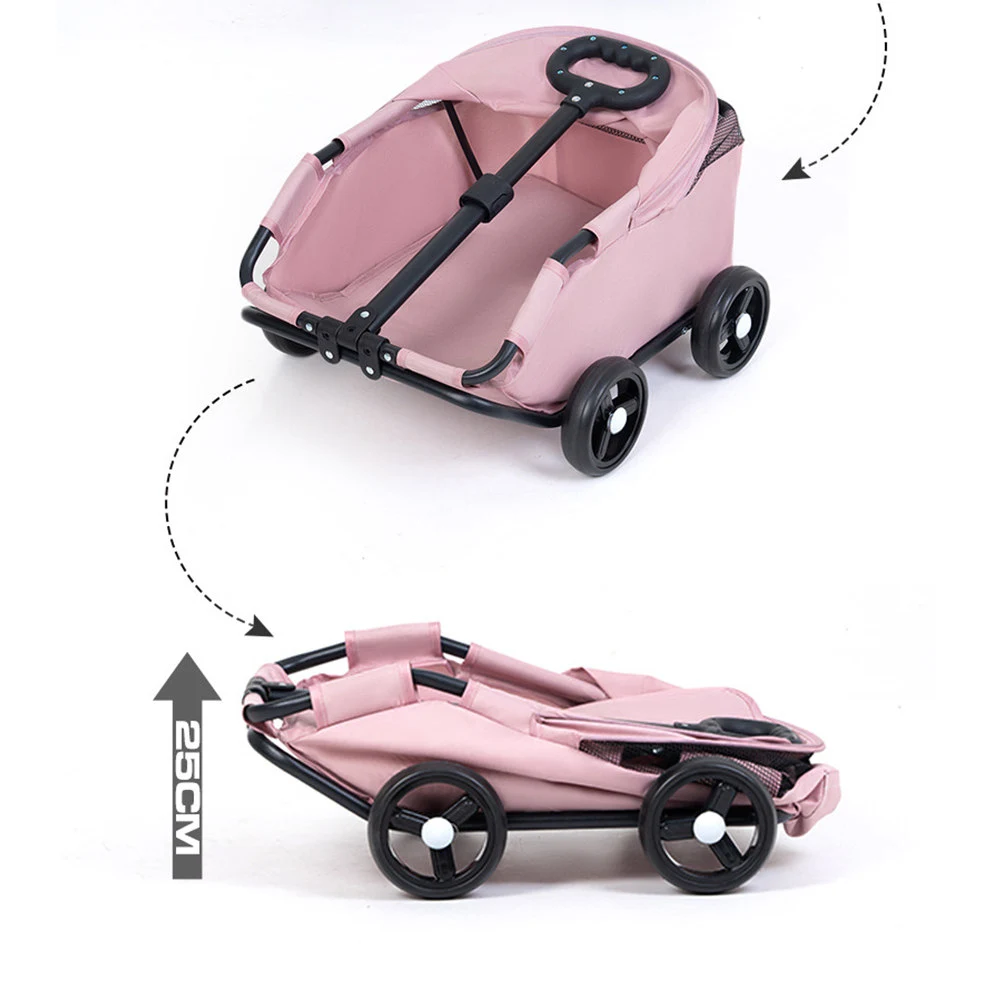 Pet Dogs Cats Strollers For Outgoing Car Travel