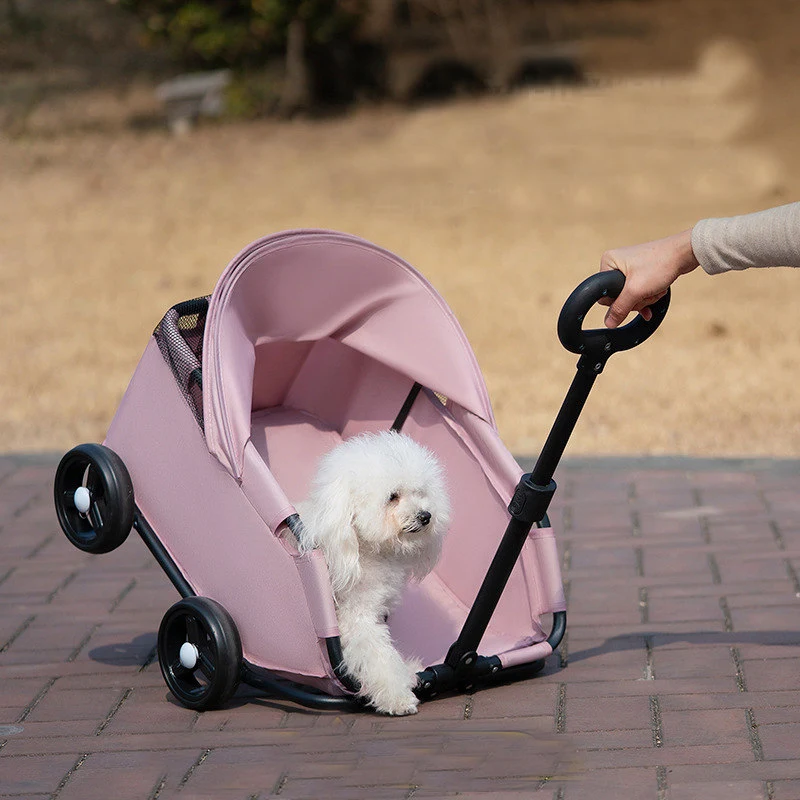 Pet Dogs Cats Strollers For Outgoing Car Travel