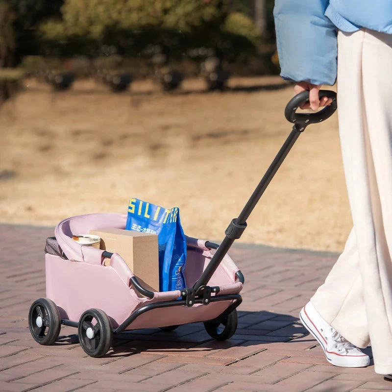 Pet Dogs Cats Strollers For Outgoing Car Travel