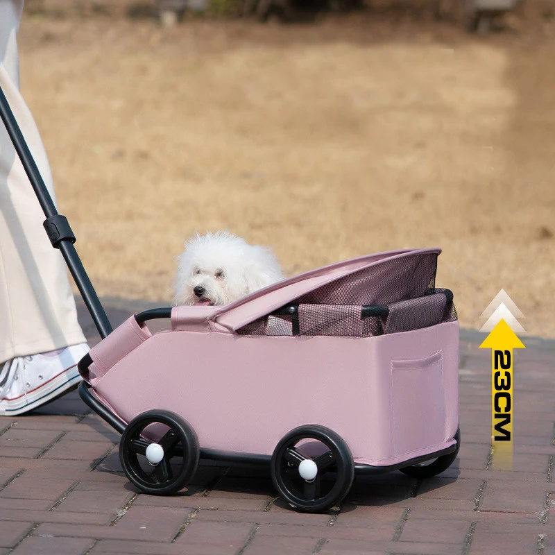 Pet Dogs Cats Strollers For Outgoing Car Travel