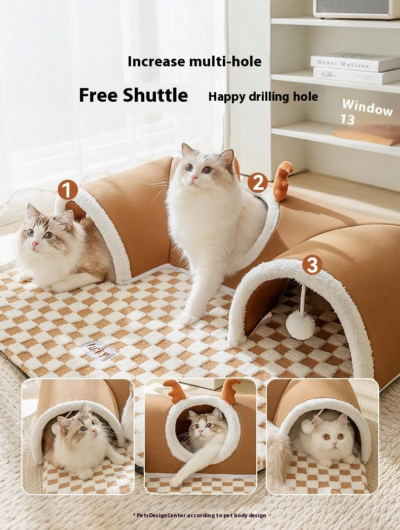 Cat Elf Hide And Seek Tunnel