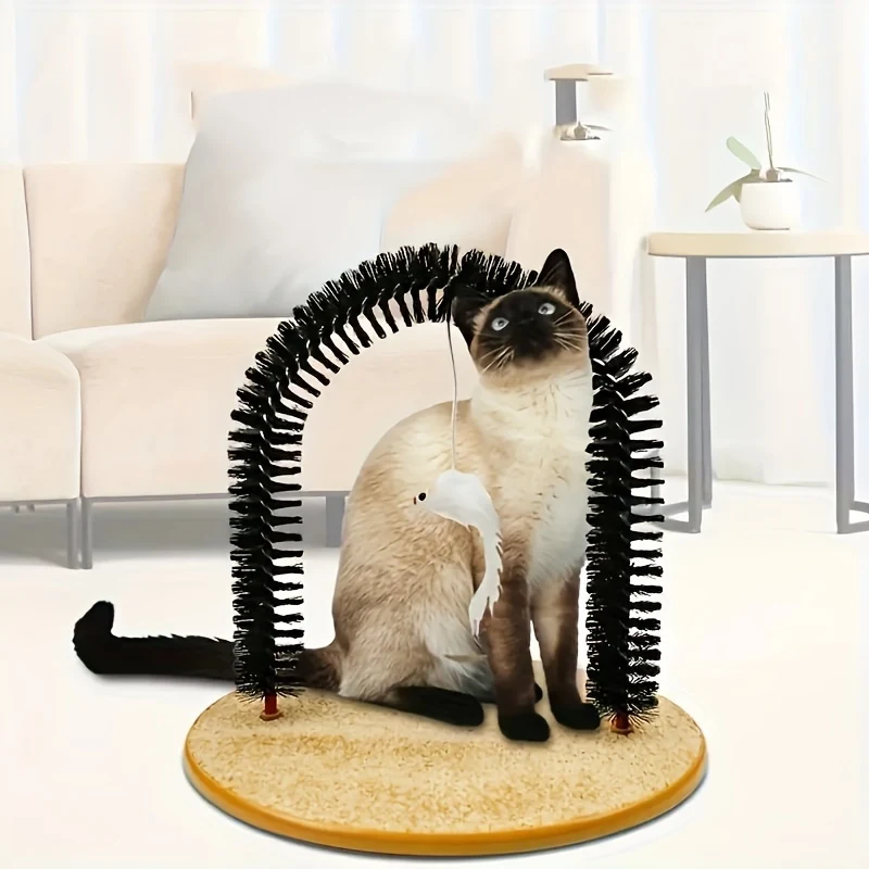 Cat Itching Toy Cat Arch Self Beauty Brush