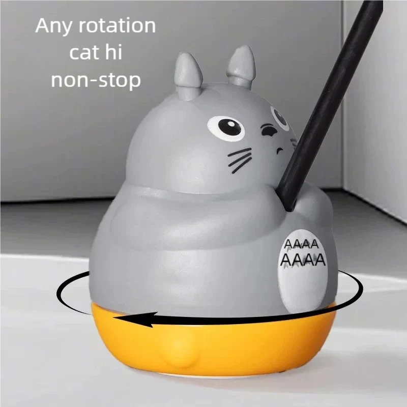 Steel Wire Long Pole Rotating Cat Teasing Stick
