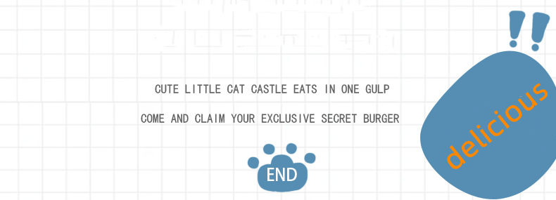 Burger Shaped Cat Hat